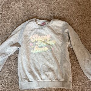 Stoney Clover Lane Gray Crew Neck Sweater